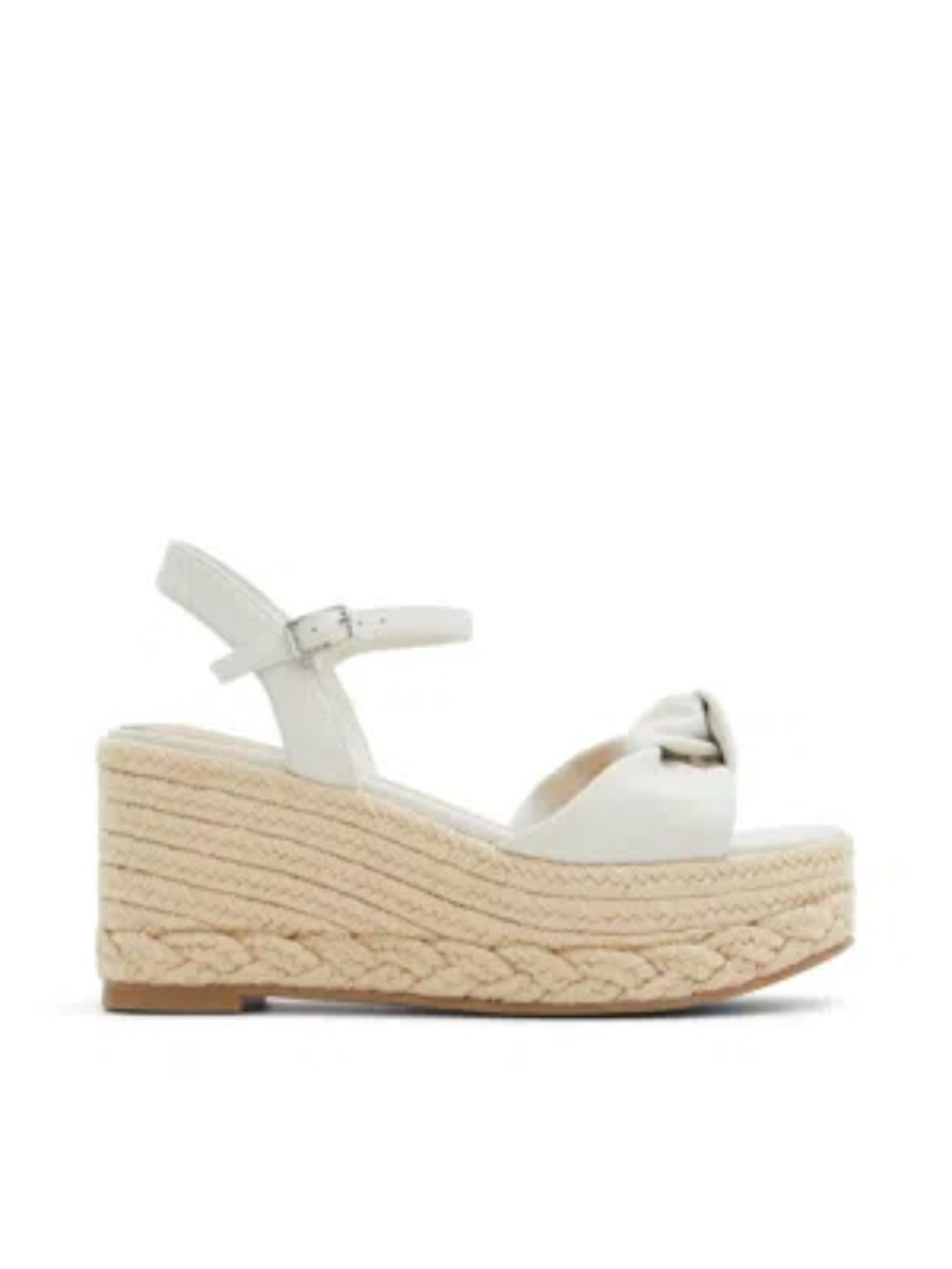 Aldo Annamarie Wedge Sandal - White - Size 10